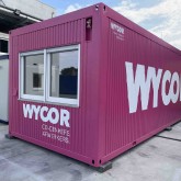 Refurbished containers with logo's