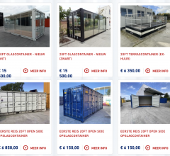 Containers in promotie