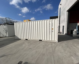 20ft zeecontainer Wit - 5 (GVTU 255749-3)