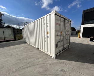 20ft zeecontainer Wit - 4 (GVTU 255749-3)