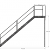 Container stairs for terrace container